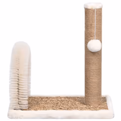 vidaXL Cat Tree with Arch Grooming Brush and Scratch Post Cat Furniture Supply