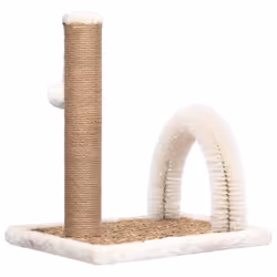 vidaXL Cat Tree with Arch Grooming Brush and Scratch Post Cat Furniture Supply - Additional view 4
