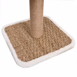 vidaXL Cat Tree with Top Tunnel and Toy Seagrass Cat Scratcher Tower House - Additional view 5