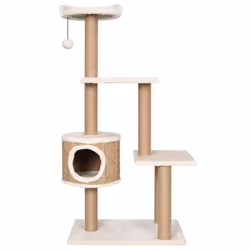 vidaXL Cat Tree with Scratching Post 123cm Seagrass Cat Furniture Pet Supply