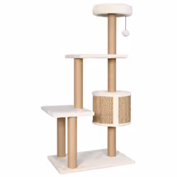 vidaXL Cat Tree with Scratching Post 123cm Seagrass Cat Furniture Pet Supply - Additional view 4