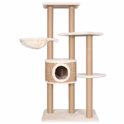 vidaXL Cat Tree with Scratching Post 126cm Seagrass Cat Furniture Pet Supply