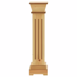 vidaXL Classic Square Pillar Plant Stand Light Wood MDF Plant Display Shelf