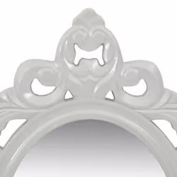 vidaXL Wall Shelf Set for Keys&Jewelery with Mirror & Hooks Grey Wall Cabinet