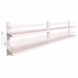 VidaXL 3055901 shelve Stainless steel