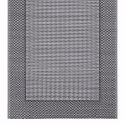 vidaXL Outdoor Carpet ARAKIL Grey 120x180 cm PP Balcony Rug Outdoor Blanket
