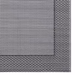 vidaXL Outdoor Carpet ARAKIL Grey 120x180 cm PP Balcony Rug Outdoor Blanket - Additional view 4