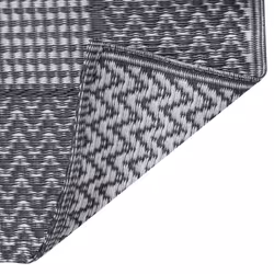 vidaXL Outdoor Carpet ARAKIL Grey 120x180 cm PP Balcony Rug Outdoor Blanket - Additional view 5