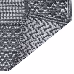 vidaXL Outdoor Carpet ARAKIL Grey 160x230 cm PP Balcony Rug Outdoor Blanket - Additional view 5