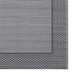 vidaXL Outdoor Carpet ARAKIL Grey 190x290 cm PP Balcony Rug Outdoor Blanket - Additional view 4