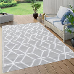 vidaXL Outdoor Carpet ARAKIL Grey 80x150 cm PP Balcony Rug Outdoor Blanket