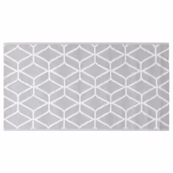 vidaXL Outdoor Carpet ARAKIL Grey 80x150 cm PP Balcony Rug Outdoor Blanket