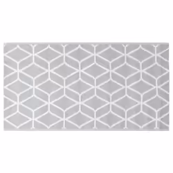 vidaXL Outdoor Carpet ARAKIL Grey 160x230 cm PP Balcony Rug Outdoor Blanket - Additional view 2