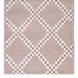 vidaXL Outdoor Carpet ARAKIL Brown 80x150 cm PP Balcony Rug Outdoor Blanket