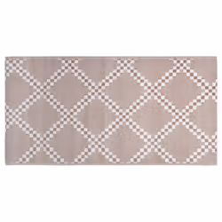 vidaXL Outdoor Carpet ARAKIL Brown 120x180 cm PP Balcony Rug Outdoor Blanket - Additional view 2