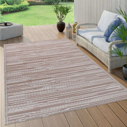 vidaXL Outdoor Carpet ARAKIL Brown 80x150 cm PP Balcony Rug Outdoor Blanket