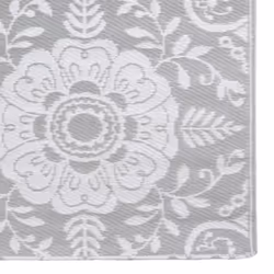 vidaXL Outdoor Carpet ARAKIL Light Grey 160x230 cm PP Rug Outdoor Blanket - Additional view 2