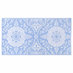 vidaXL Outdoor Carpet ARAKIL Baby Blue 80x150 cm PP Balcony Rug Outdoor Blanket