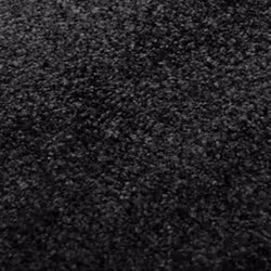 vidaXL Doormat Washable Black Home Garden Barrier Entrance Rug for Front Door