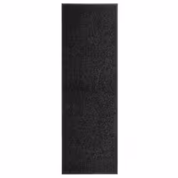 vidaXL Doormat Washable Black Home Garden Barrier Entrance Rug for Front Door