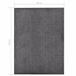 vidaXL Doormat Washable Anthracite Home Garden Entrance Rug for Front Door - Additional view 5