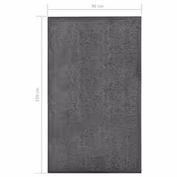 vidaXL Doormat Washable Anthracite Home Garden Entrance Rug for Front Door - Additional view 5