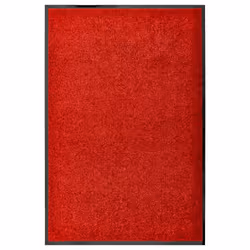 vidaXL Doormat Washable Red Home Garden Barrier Entrance Rug for Front Door