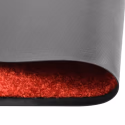 vidaXL Doormat Washable Red Home Garden Barrier Entrance Rug for Front Door