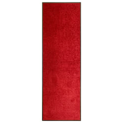 vidaXL Doormat Washable Red Home Garden Barrier Entrance Rug for Front Door