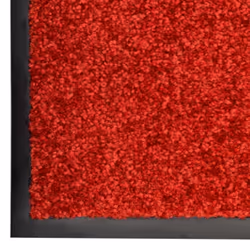 vidaXL Doormat Washable Red Home Garden Barrier Entrance Rug for Front Door - Additional view 4