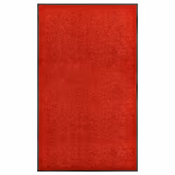 vidaXL Doormat Washable Red Home Garden Barrier Entrance Rug for Front Door