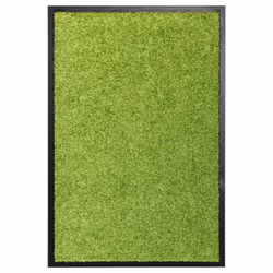 vidaXL Doormat Washable Green Home Garden Barrier Entrance Rug for Front Door