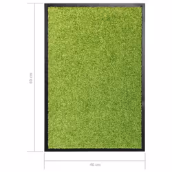 vidaXL Doormat Washable Green Home Garden Barrier Entrance Rug for Front Door - Additional view 5
