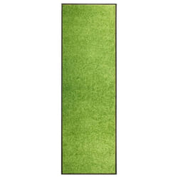 vidaXL Doormat Washable Green Home Garden Barrier Entrance Rug for Front Door