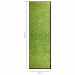 vidaXL Doormat Washable Green Home Garden Barrier Entrance Rug for Front Door - Additional view 5