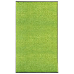 vidaXL Doormat Washable Green Home Garden Barrier Entrance Rug for Front Door