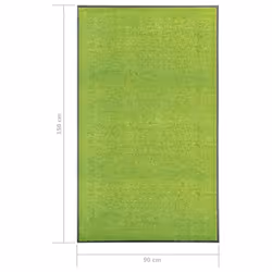 vidaXL Doormat Washable Green Home Garden Barrier Entrance Rug for Front Door - Additional view 5
