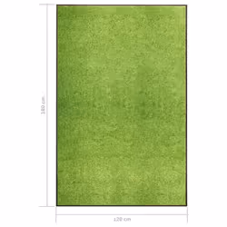 vidaXL Doormat Washable Green Home Garden Barrier Entrance Rug for Front Door - Additional view 5