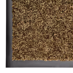 vidaXL Doormat Washable Brown Home Garden Barrier Entrance Rug for Front Door - Additional view 4