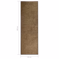 vidaXL Doormat Washable Brown Home Garden Barrier Entrance Rug for Front Door - Additional view 5