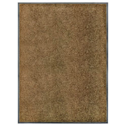 vidaXL Doormat Washable Brown Home Garden Barrier Entrance Rug for Front Door