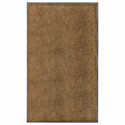 vidaXL Doormat Washable Brown Home Garden Barrier Entrance Rug for Front Door