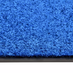 vidaXL Doormat Washable Blue Home Garden Barrier Entrance Rug for Front Door