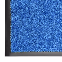 vidaXL Doormat Washable Blue Home Garden Barrier Entrance Rug for Front Door - Additional view 4