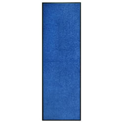 vidaXL Doormat Washable Blue Home Garden Barrier Entrance Rug for Front Door