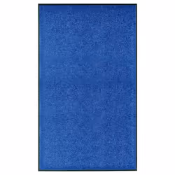 vidaXL Doormat Washable Blue Home Garden Barrier Entrance Rug for Front Door