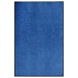 vidaXL Doormat Washable Blue Home Garden Barrier Entrance Rug for Front Door