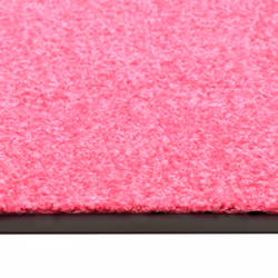 vidaXL Doormat Washable Pink Home Garden Barrier Entrance Rug for Front Door - Additional view 4