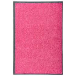 vidaXL Doormat Washable Pink Home Garden Barrier Entrance Rug for Front Door