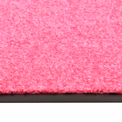 vidaXL Doormat Washable Pink Home Garden Barrier Entrance Rug for Front Door - Additional view 4